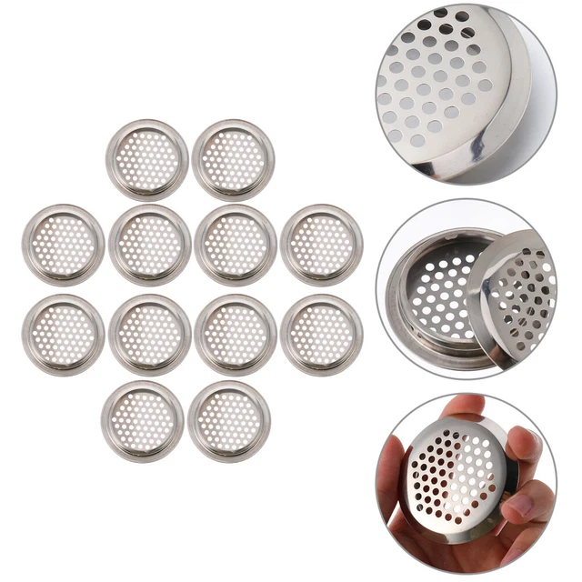Vent Hole Floor Vent Round Vent Cover Louver Vent Cover Silver Stainless Steel