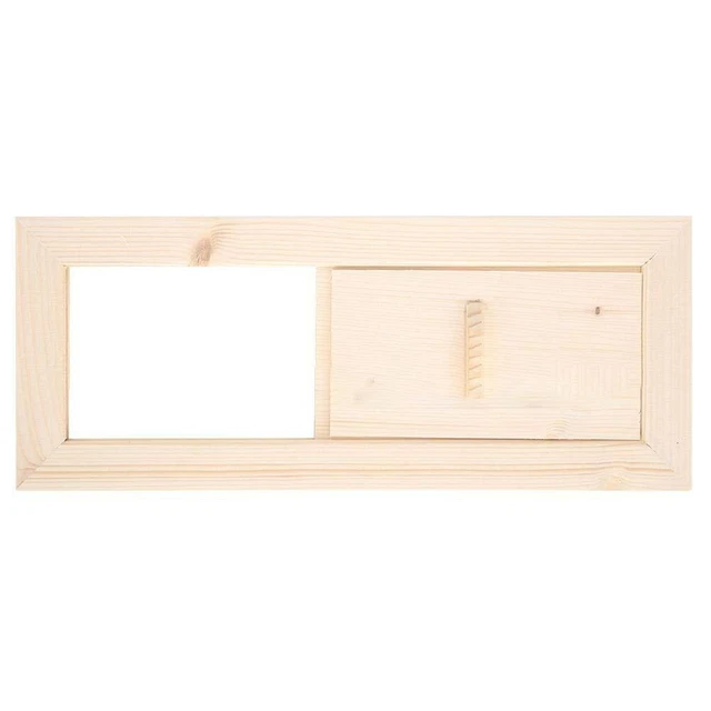 Easy to Install Sauna Room Vent Panel with Louvers for Effective Ventilation