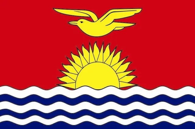 Miniflag Kiribati 10 x 15 cm Fahne Flagge Miniflagge