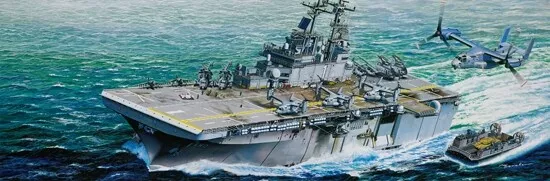 Trumpeter 05611 USS WASP LHD-1 1:350 Kit di montaggio