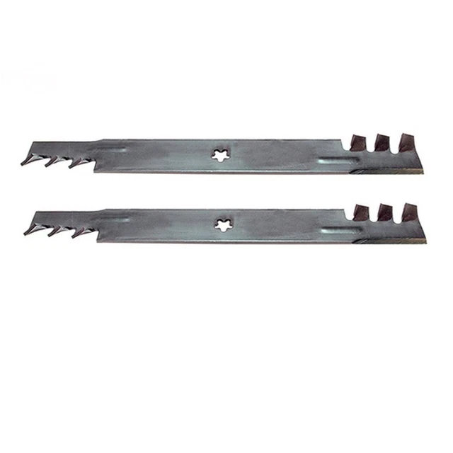 set of 2 mower Predator blades fits Craftsman Fits Husqvarna 42" 532139775 8498