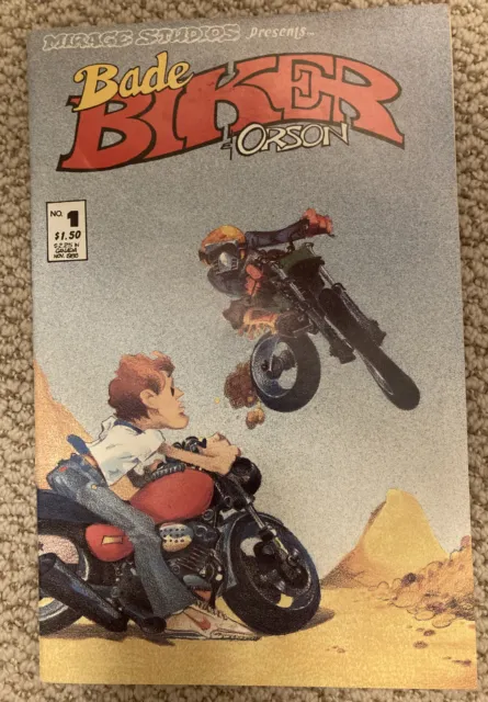 Bade Biker And Orson #1  Mirage Studios Comics 1986 fine