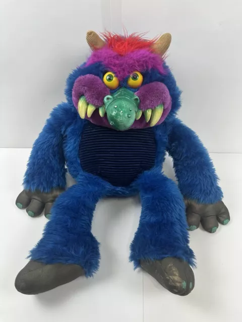 Vintage 1986 My Pet Monster AmToy 24 Inch Big Plush Original No Cuffs.