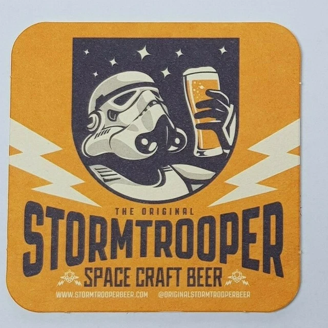 Brandneu Stormtrooper Ale Basteln Biermatte Untersetzer Mancave BBQ Hirsch Darth Starwars
