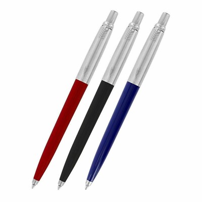 Barile Colore Rosso, Blu , Nero Parker Parker Jotter Standard Cromata Penna a Sfera 