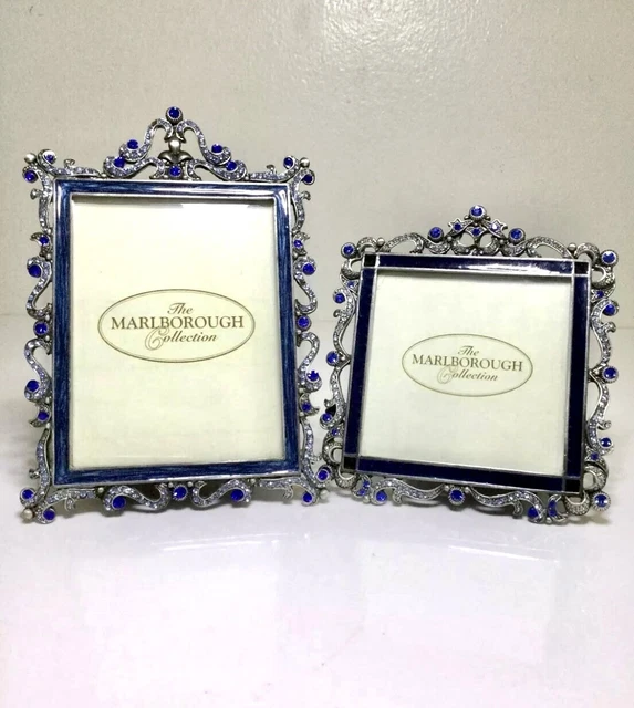 Gorgeous Rare Lot Of Two The Marlborough Collection Photo Frame