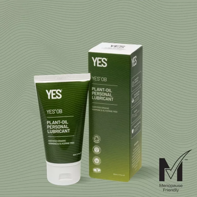 YES OB Organic Natural Plant-oil Based Personal Lubricant - 80ml