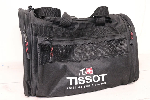 Tissot Swiss Watch Duffle Bag w/ Shoulder Strap Carry On Travel Gym 18"x12"x11"