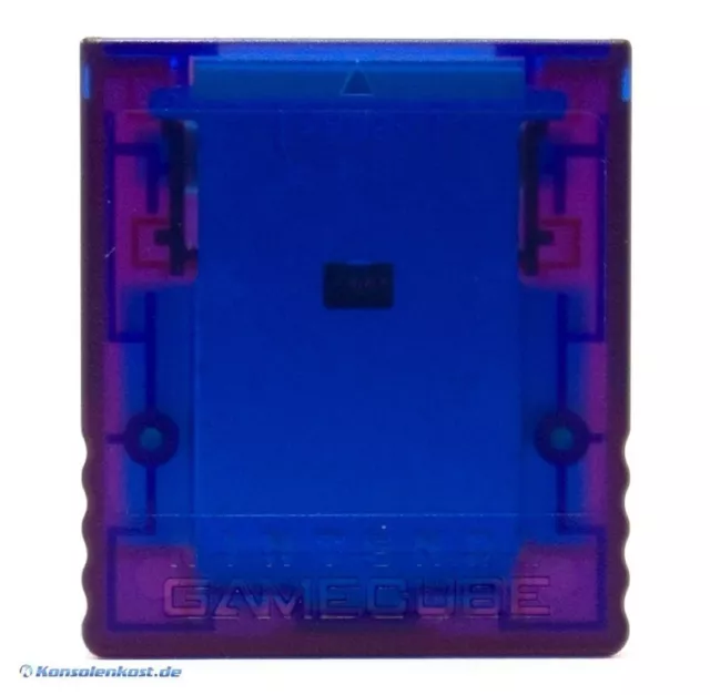 GameCube - Original Nintendo 59 Memorycard / Speicherkarte #blau/rot DOL-008