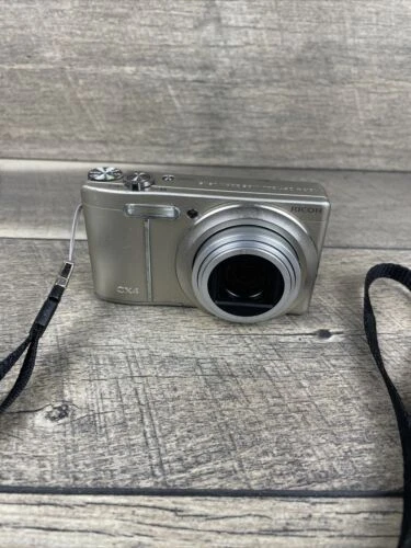 Ricoh CX4 10.0 MP Digital Camera Champagne Silver (Untested)