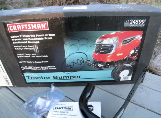 SEARS CRAFTSMAN 71 24599 Heavy Duty Front Bumper MTD Lawn Yard