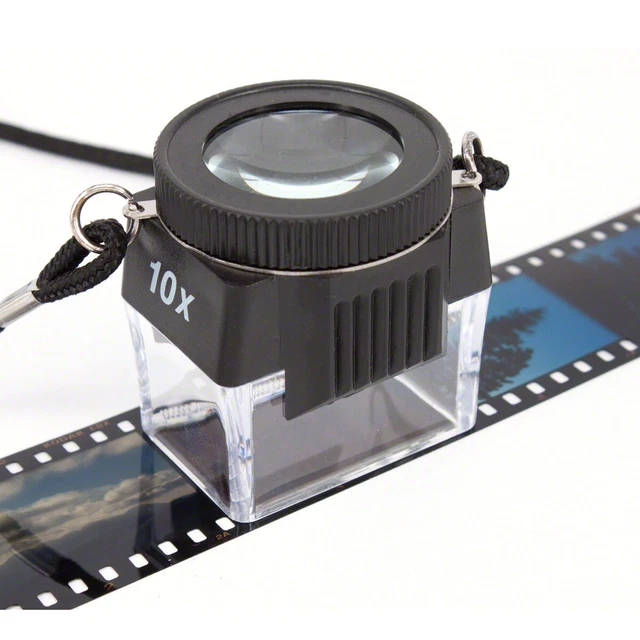 PIXEL PEEPER LAZR Loupe 10x Magnifier For 35mm Film, Negative & Slide
