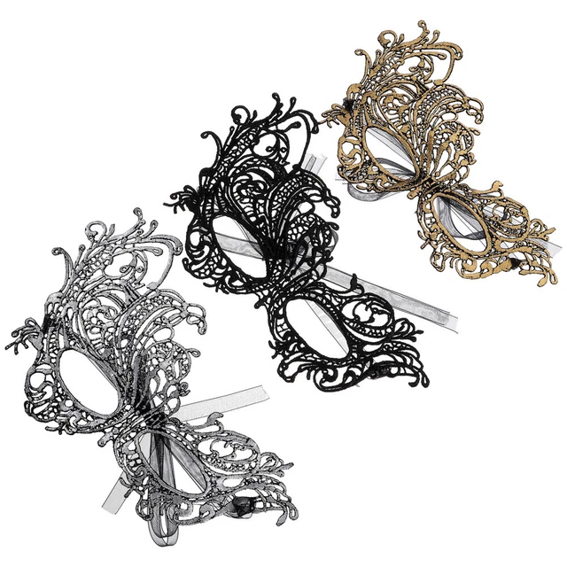 3 pz benda per occhi Halloween 25 x 16 cm pizzo signorina