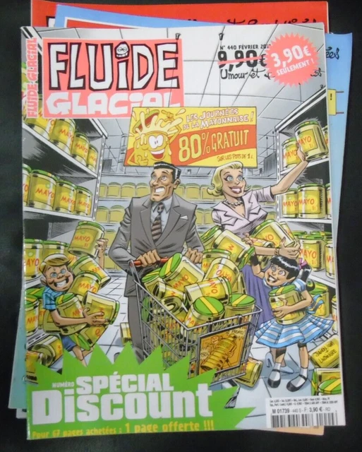 FLUIDE GLACIAL N° 440 2013 BD Humour Dutreix Bouzard Jake Raynal ...