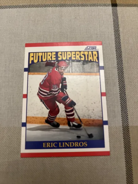 1990 Score Hockey Future Superstar #440 Eric Lindros RC Rookie HOF