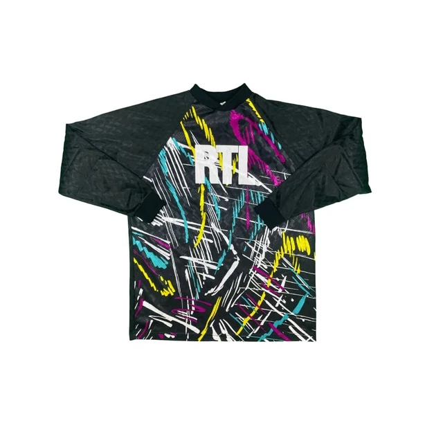 Maillot De Foot Rétro Adidas RTL - Homme XXS, Manches Longues, Design Vintage