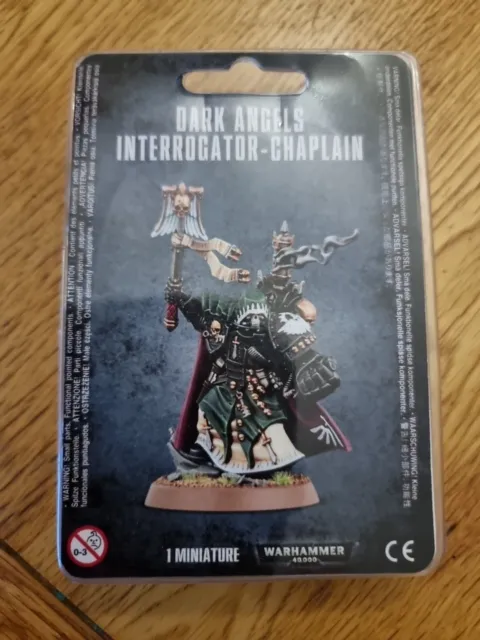 Warhammer 40k Dark Angels Interrogator Chaplain -- NEW in BOX --