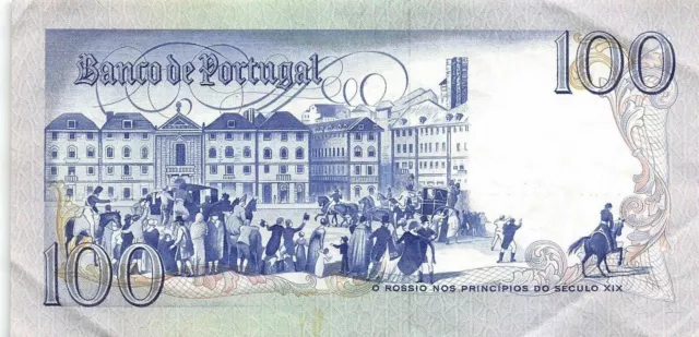 Portugal 100 Escudos  24.2.1981  Series ATM  circulated Banknote BjW9 2