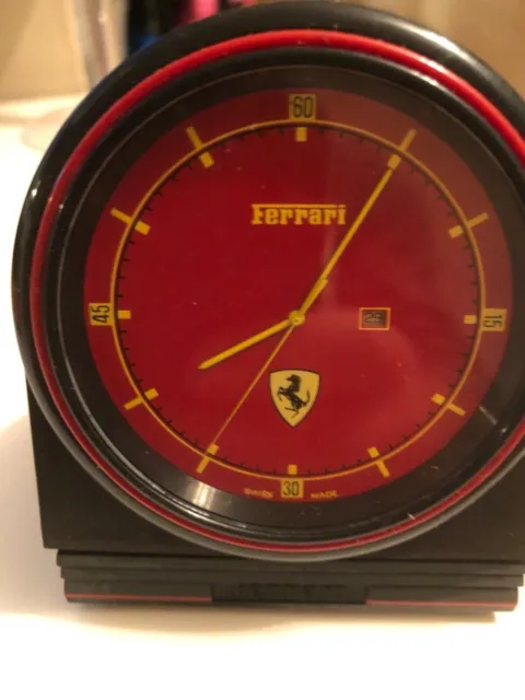 orologio da tavolo ferrari anni 80 perfettamente funzionante