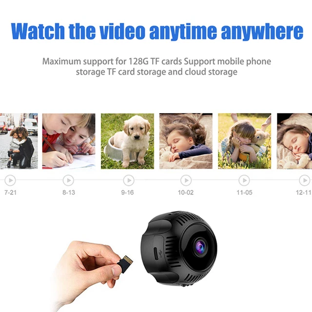 Cámara de video web con soporte fotografía aérea X7 inalámbrica WI-FI infrarroja noche