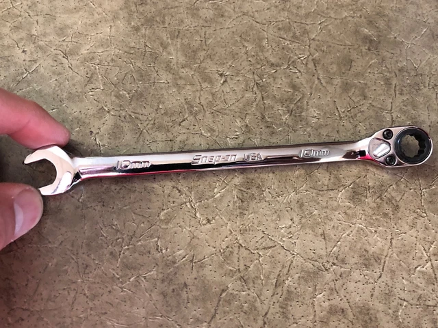 Snap on open end ratchet wrench deals