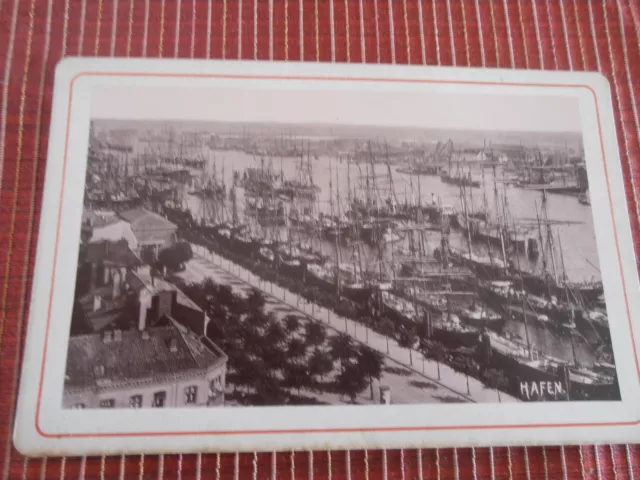 ALLEMAGNE - HAFEN - PHOTO ANCIENNE ANNEE 1899  ( ref 57 )