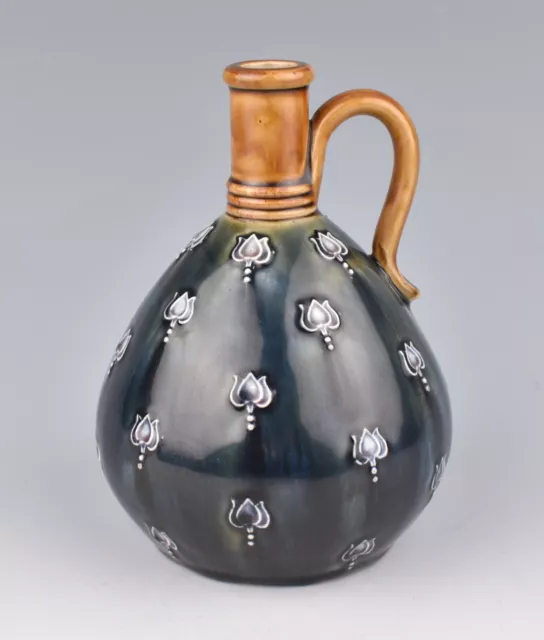 Royal Doulton Stoneware Art Nouveau Bottle Flask No.7265 by Maud Bowden