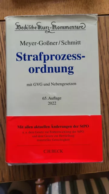 Meyer-Goßner/ Schmitt (Kommentar StPO)