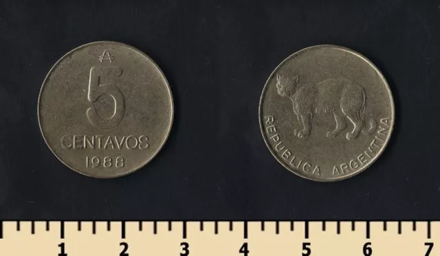 Argentina 5 centavo 1988