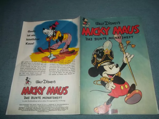 Micky Maus Comic Heft Nr.3 Vom November 1951 Nachdruck