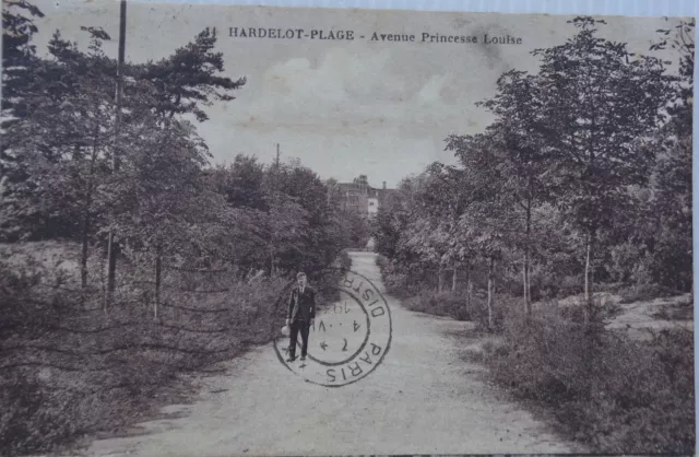 Hardelot Beach 62 CPA Avenue Princess Louise Good Condition 1933