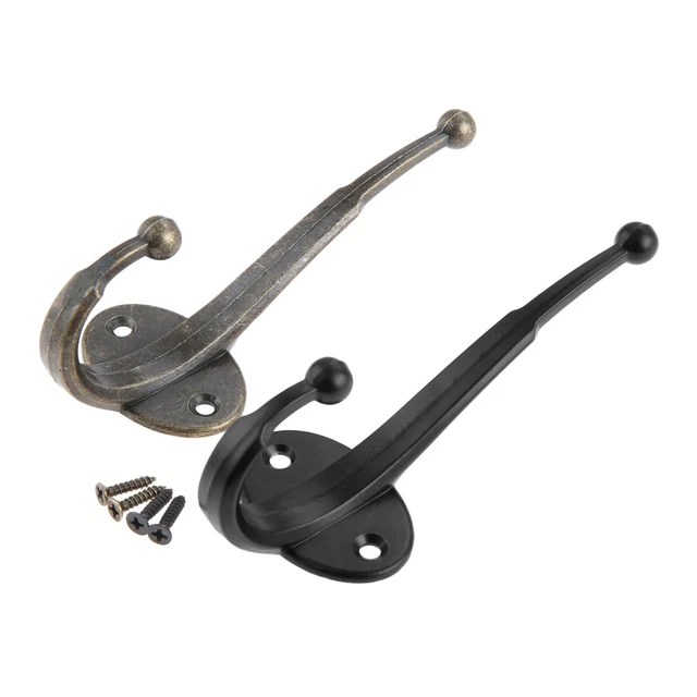 Antique Door Wall Coat Hooks Hook Hanger hanging Pegs Rack Clothes Hat Towel 1Pc