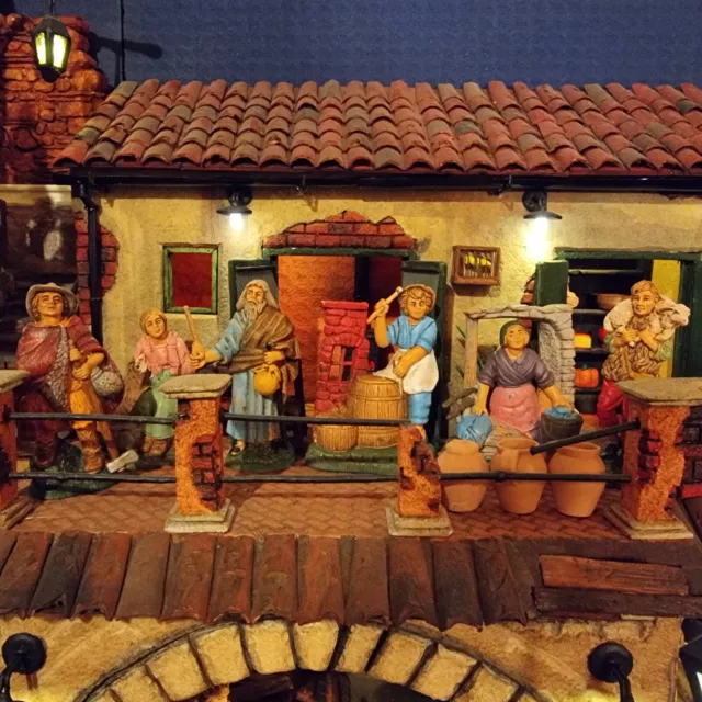 17 Statuine Per Presepe Cm 10 - Ottima Qualita' - Lotto Di Natale