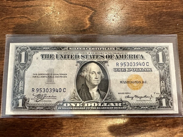 1935 A $1 One Dollar North Africa Silver Certificate UNCIRCULATED Note R95303940