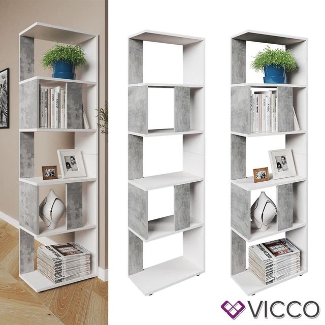 Étagère Bibliothèque Bois Vicco 16 Compartiments - Couleur Sonoma