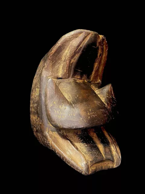 African mask antiques tribal mask vintage Wood Dan Kran Masks-6337