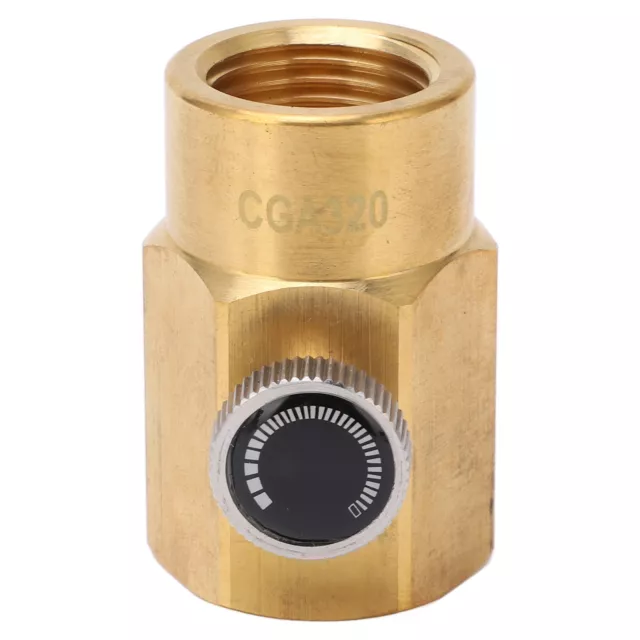 CO2 Refill Connector CO2 Cylinder Adapter Brass Replacement Parts For Household