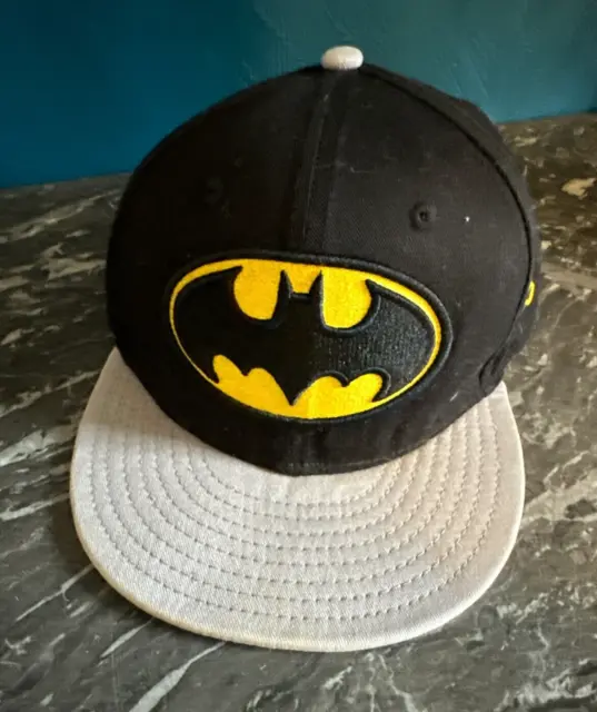 New Era Batman Baseball Cap Black 59Fifty Size s/m DC Comics Hat Embroidered