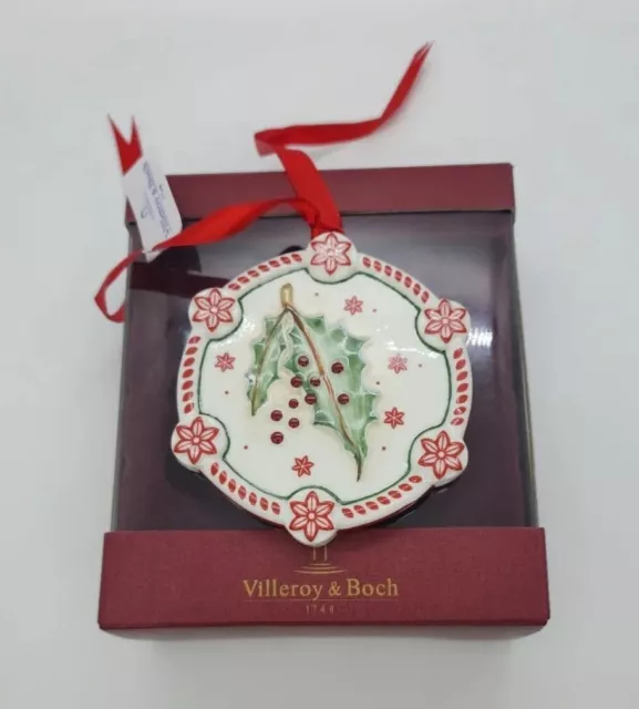 Villeroy & Boch Christmas 🎄🎅 Bakery Decoration Cookie Tree Ornament Holly