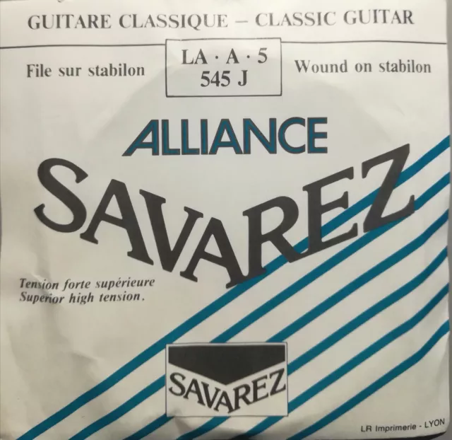 CORDA SAVAREZ ALLIANCE LA - A (5a) PER CHITARRA CLASSICA-Sconti x acq. multipli