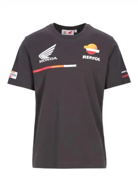 Repsol Honda HRC MotoGP team official t shirt anthracite grey