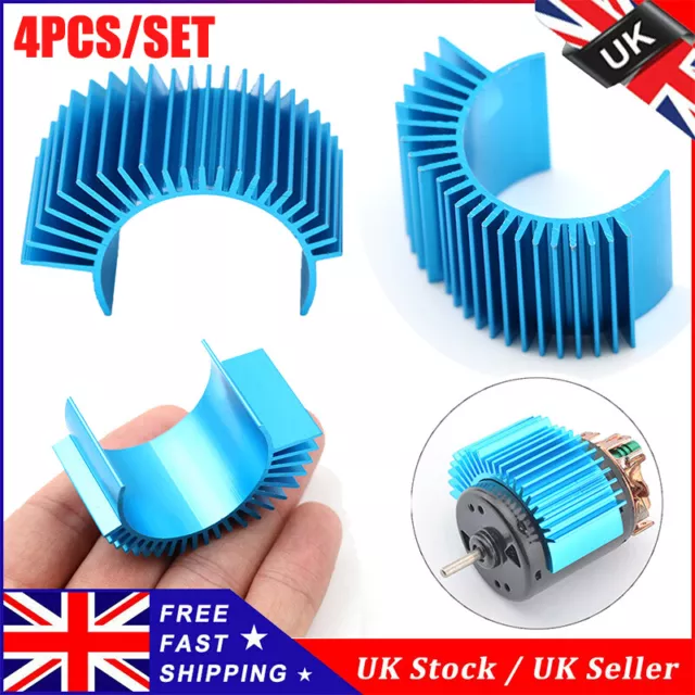 4x Aluminum Motor Heat Sink For 550/540 Size Electric Engine Motor RC Car Parts