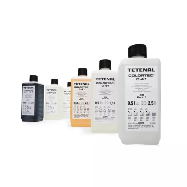 Kit Tetenal Colortec C-41 102230 2,5 l fotoquímica película de color color color c41 c 41