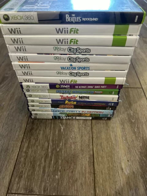 Lot of 16 Nintendo Wii Games BRAND NEW SEALED Lot Of Xbox 360 Games Bundle