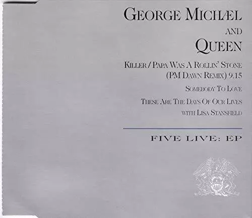 George Michael & Queen - Five Live EP -  CD 54VG The Cheap Fast Free Post The