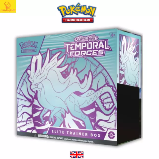 Pokemon Temporal Forces Walking Wake Elite Trainer Box ETB Sealed New English