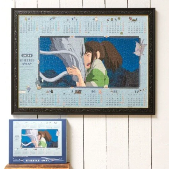 SPIRITED AWAY 2024 Calendar Jigsaw Puzzle 1000 Pieces Studio Ghibli PSL