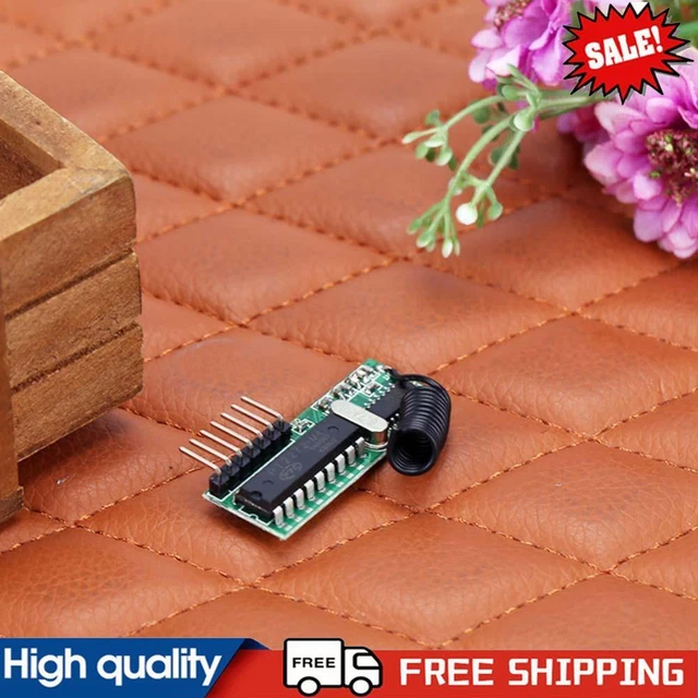 W Module Kit WIRELESS SUPERHETERODYNE DECODING Receiver Transmitter Module Kit ...