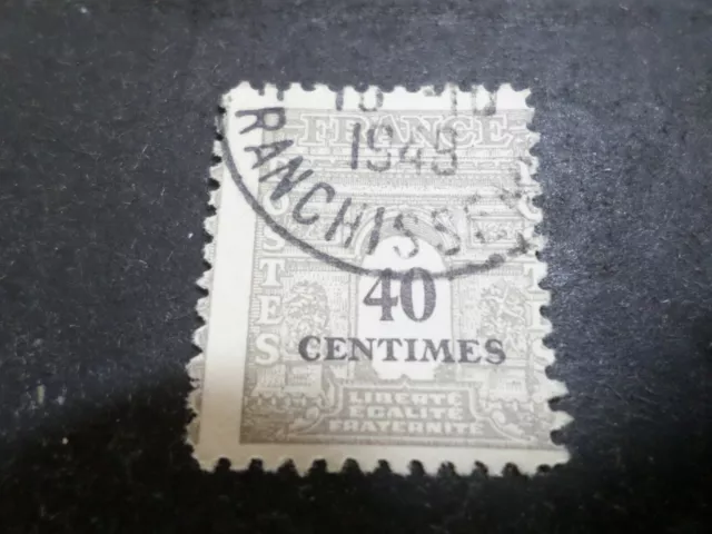 Frankreich 1945, Sorte' Piquage Briefmarke 703 Entwertet, VF Verwendet