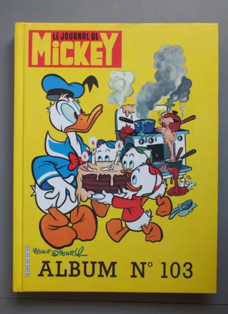Le Journal De Mickey - Album N° 103 - Reliure Editeur